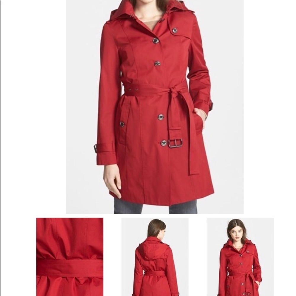 Michael Kors water resistant trench coat